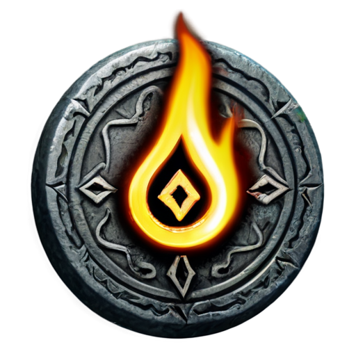 Burning Rune - icon | sticker