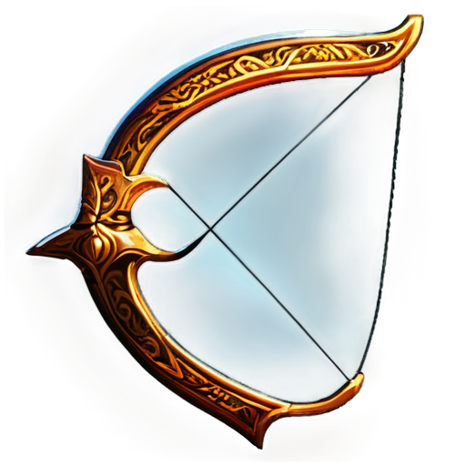 Ancient bow icon - icon | sticker