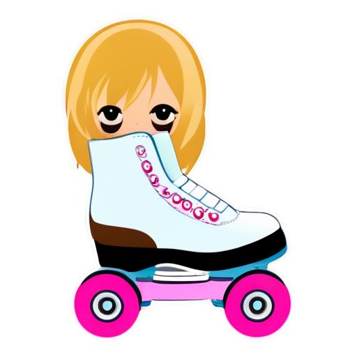 Roller skates - icon | sticker