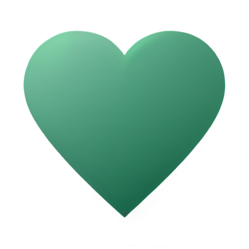 2D icon, like a emerald; heart - icon | sticker