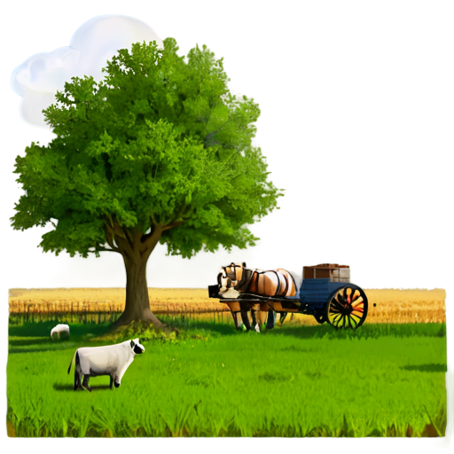 medieval farming - icon | sticker