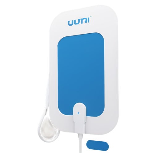 wallbox Charging station electro car, blue, white, sympel, pictogram - icon | sticker