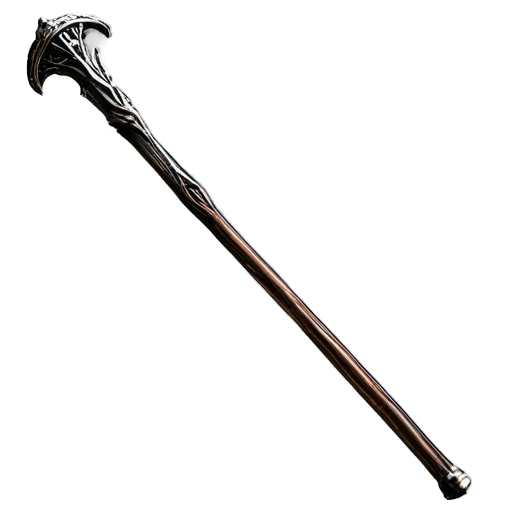 Gandalf's magic staff. It is tilted 45 degrees - icon | sticker