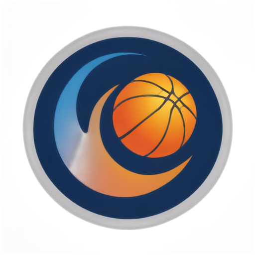 logo of the "Orion" basketball team, Orion holds a ball in each hand - icon | sticker