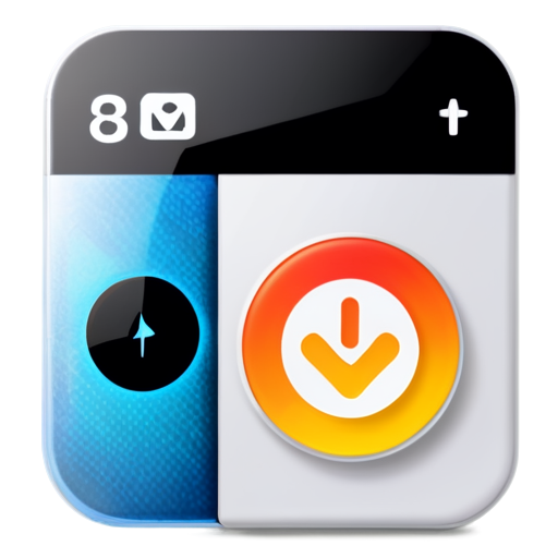 Material style application icon foreground for managing smart home devices with Bluetooth and WiFi - icon | sticker