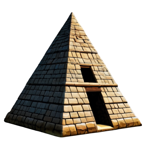 medieval pyramid icon - icon | sticker