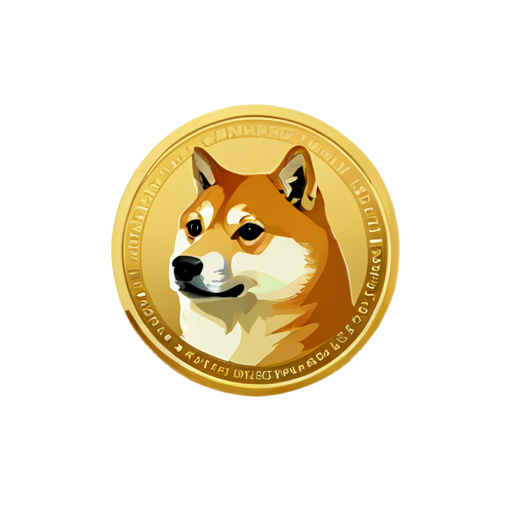 dogecoin logo - icon | sticker