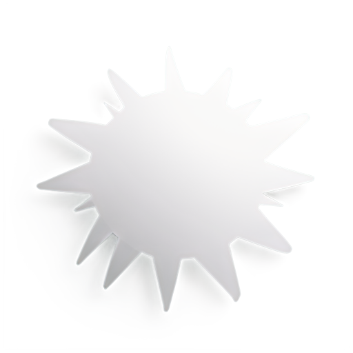 Supernova monochromatic vector favicon - icon | sticker