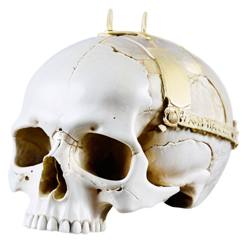 ancient roman empire skull - icon | sticker