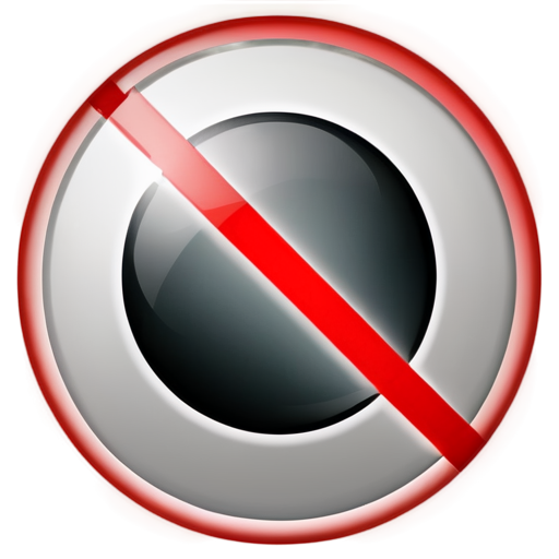 no sign icon - icon | sticker