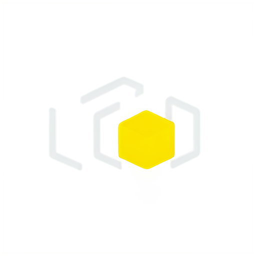 "Strategic yellow cube navigation through perilous mazes." - icon | sticker