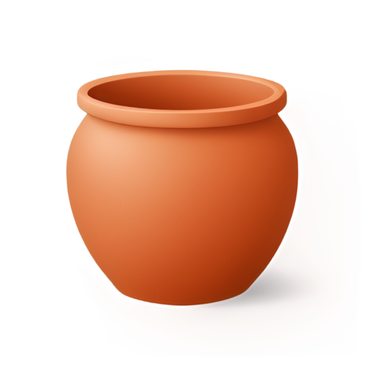 clay pot - icon | sticker