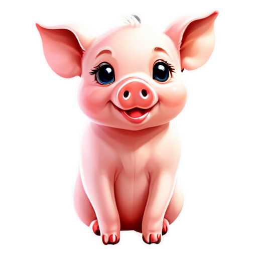 chatting pig - icon | sticker