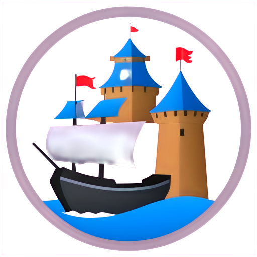 a dutch fort defense work from the 1600's - icon | sticker