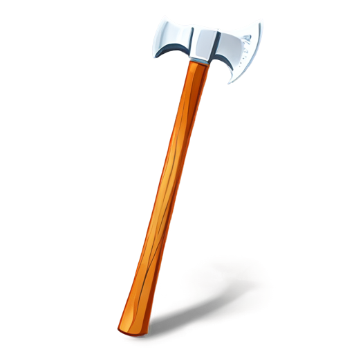 artistic art style pickaxe - icon | sticker