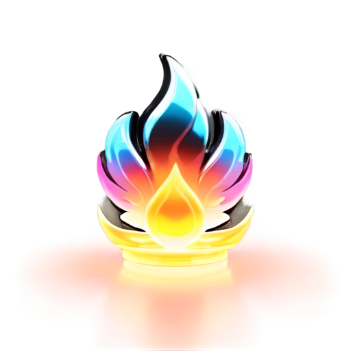 The phoenix Flame - icon | sticker