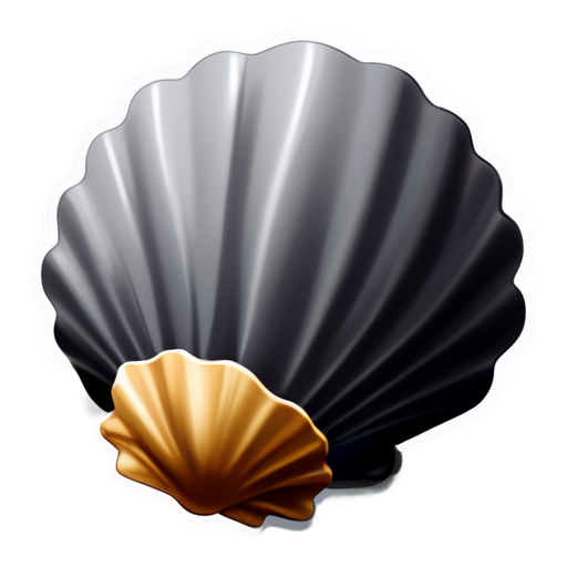 baby shells icon grey no background - icon | sticker