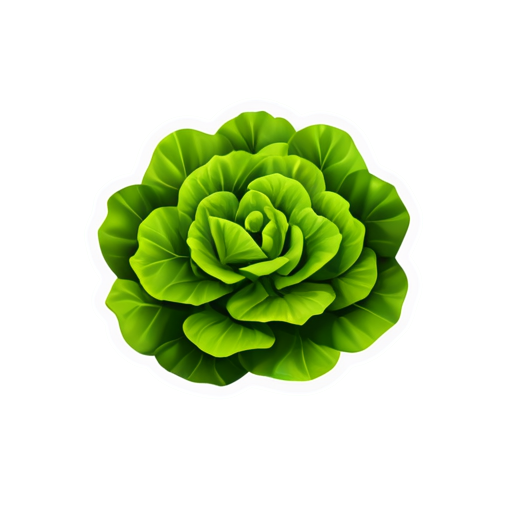 lettuce round icon - icon | sticker