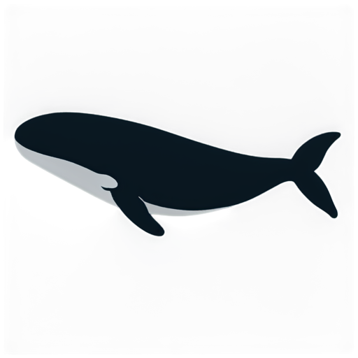 cheerful whale - icon | sticker