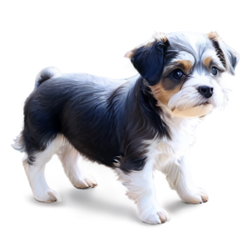 Help me draw a little dog, for commercial use, with the name ergo on it - icon | sticker
