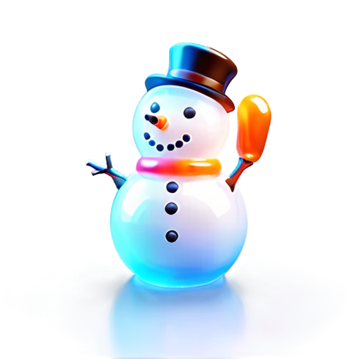 chocolate snowman - icon | sticker