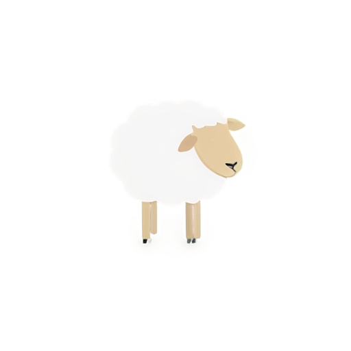 Sheep logo - icon | sticker