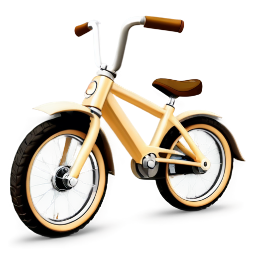 baby bike icon beige no background - icon | sticker