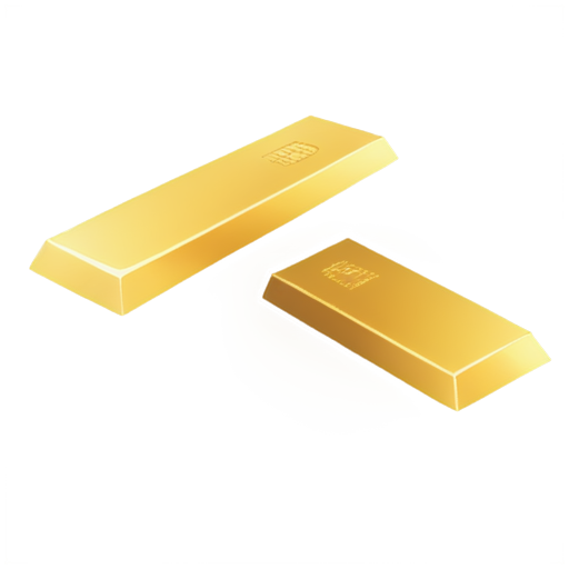 Gold bar - icon | sticker