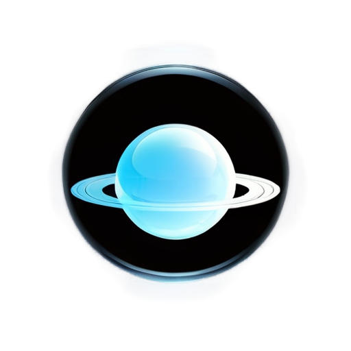 Circle planet “world” - icon | sticker