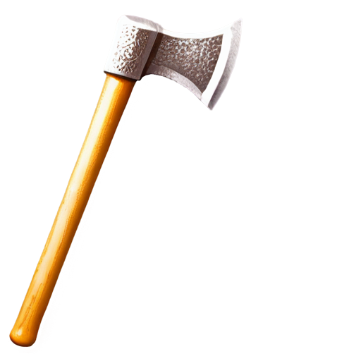 artistic art style pickaxe, stone - icon | sticker