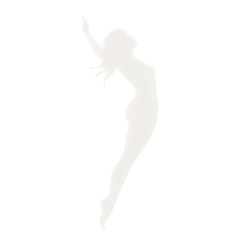 Abstract silhouette of female body logo line style - icon | sticker