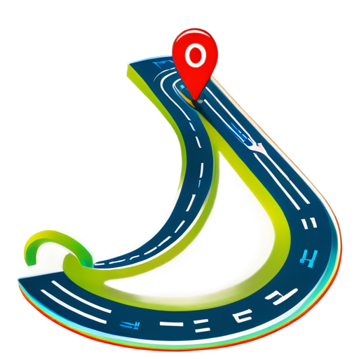 A digital car on the road symbolizes movement in the digital space. 2. The curved road shows the possibility of changing the route. 3. Markers on the road and arrows indicate flexibility and the ability to adjust the path. 4. The settings symbol (gear) at the top of the icon reflects the ability to customize ads. 5. The use of bright colors (blue, yellow, green, red) emphasizes the dynamism and variety of options in digital advertising. This icon visually conveys the idea of flexibility, adjustments and adjustments in real time, which corresponds to the key message of the text. - icon | sticker