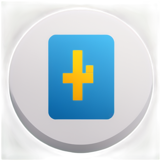 Create an icon for a 512x512 pixel mobile app. The application is dedicated to the automation of intern training and is related to the medical field. The application is called Intern Education System (IES) - icon | sticker