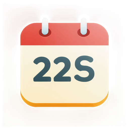 app icon that represent that the user have positive mental capacity and an overview of life events in his calendar - icon | sticker