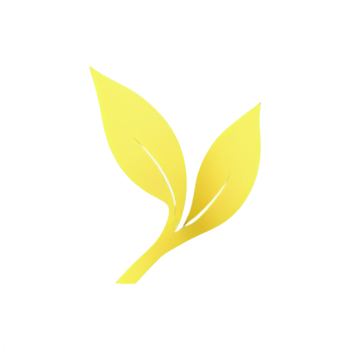 Valkyrie Herb - A leafy herb with a golden outline. - icon | sticker