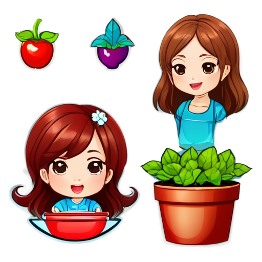 Hydroponics Set - icon | sticker