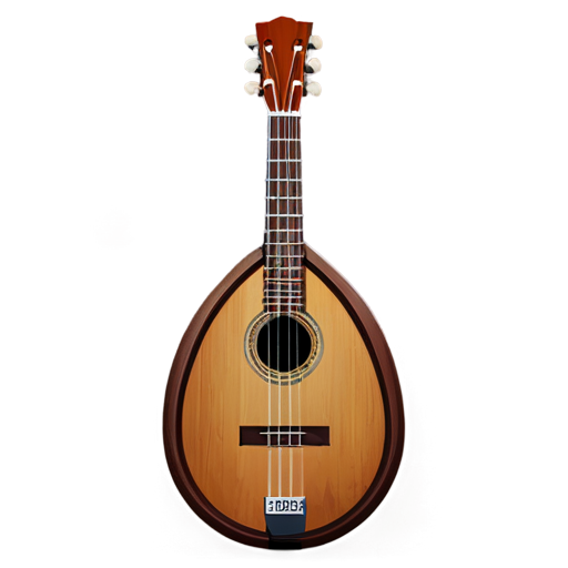 medieval lute icon - icon | sticker