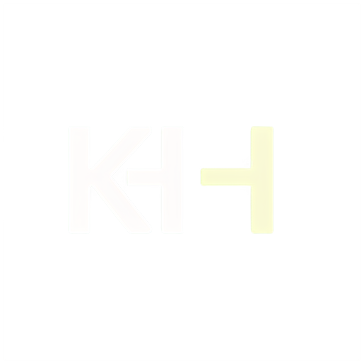 The letters K and H with Chinese Long - icon | sticker