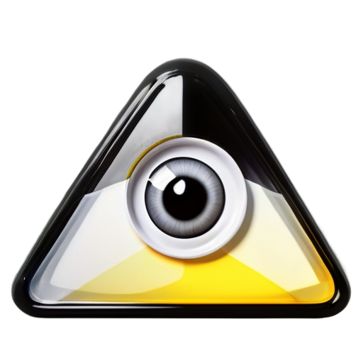 logo, eye, Russian empire style, Black-yellow-white flag - icon | sticker