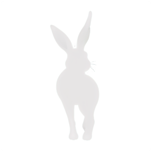 Rabbit wearing sexy lingerie - icon | sticker