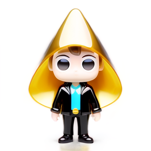 Gravity Falls Bill Shirf in Gold and with a Big Eye in the Middle - icon | sticker