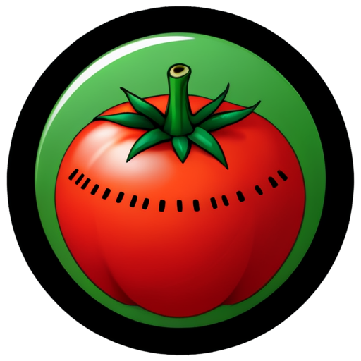 A logo for a pomodoro timer that integrates with notion - icon | sticker