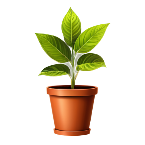 minimalist plant - icon | sticker