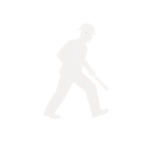 Pittsburgh steel worker with sledge hammer - icon | sticker