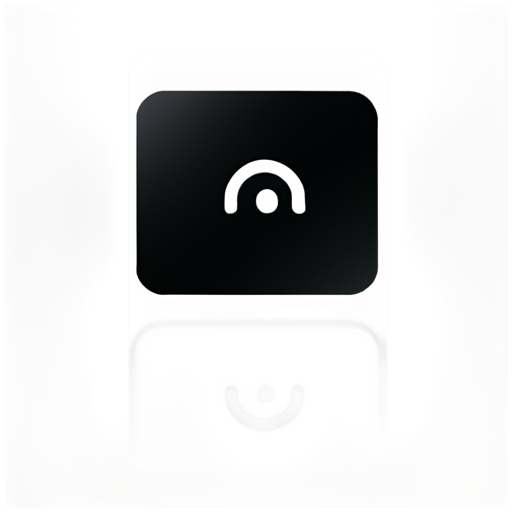 Simple logo/icon for controled access card and card reader. make it black and white and easily readable when small, add dark contrast, make the card distinct and the card reader with a background effect. add a touchless symbol near the card - icon | sticker