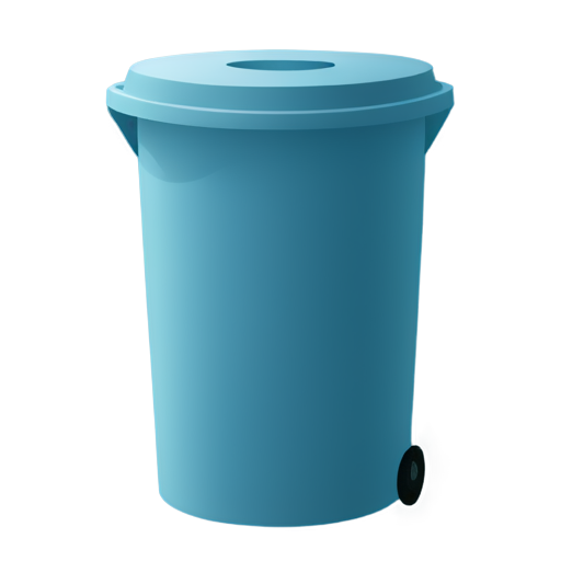 trash container - icon | sticker