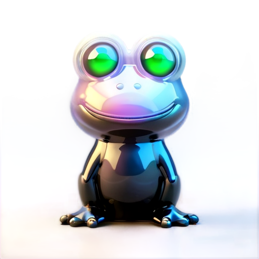 The ugliest fat frog in mud - icon | sticker