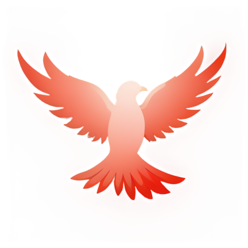 Red,Phoenix,Vermillion Bird - icon | sticker