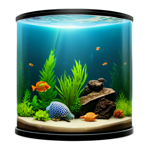 aquarium accessories - icon | sticker