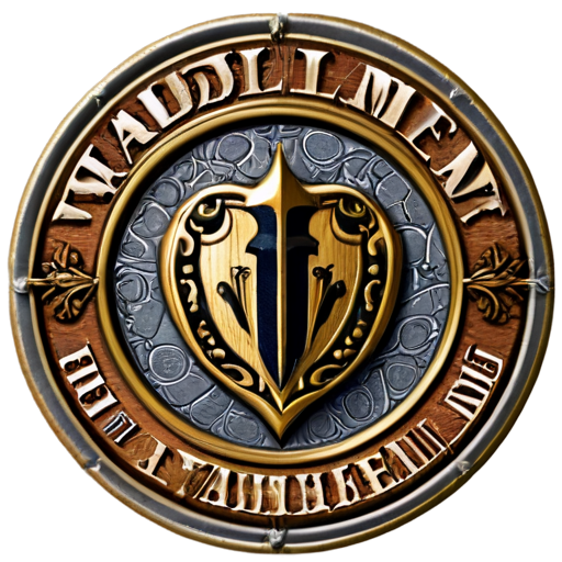 Logo for a medieval tavern NAMED "Vailhelm" - icon | sticker